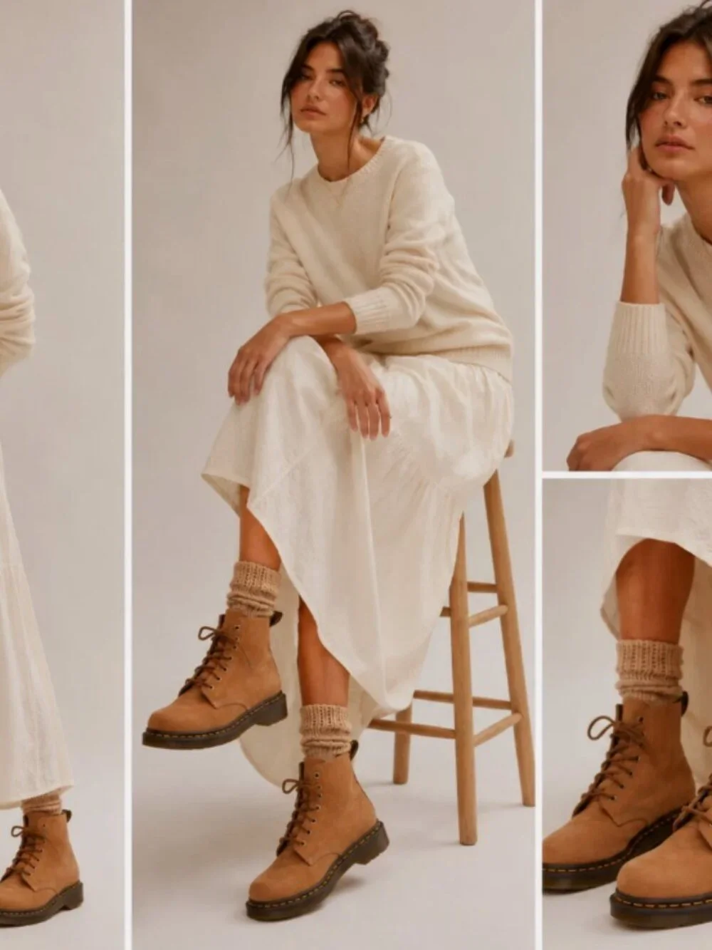 Savannah Tan ~ Dr. Martens 101 Tumbled Nubuck Ankle Boot MSRP$185 Super Comfy